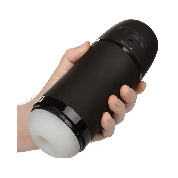 Optimum Power Pulsar Stroker - Black - Dolls & Masturbators