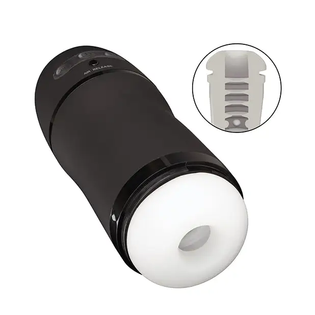 Optimum Power Pulsar Stroker - Black - Dolls & Masturbators