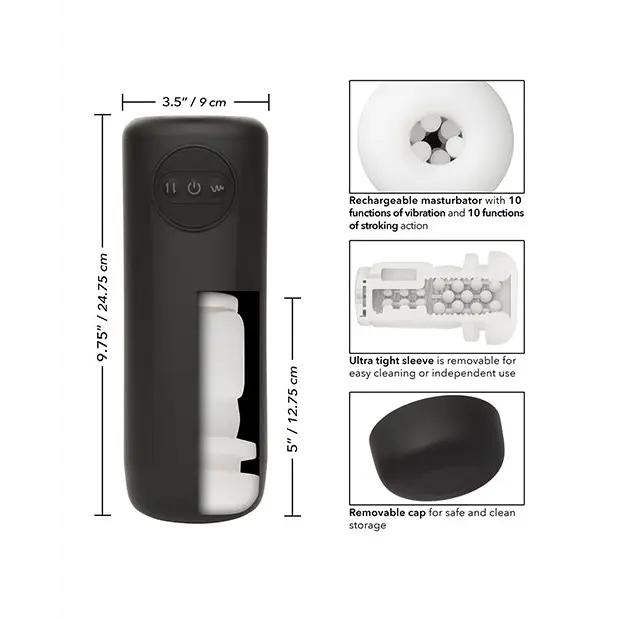 Optimum Power Vibrating & Thruster Stroker - Dolls & Masturbators