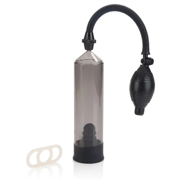 Optimum Series Precision Pump With Erection Enhancer - Smoke - Penis Enhancement