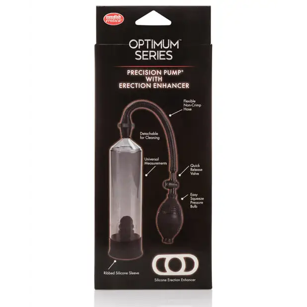Optimum Series Precision Pump With Erection Enhancer - Smoke - Penis Enhancement