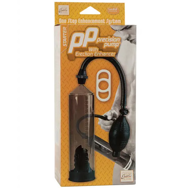 Optimum Series Precision Pump With Erection Enhancer - Smoke - Penis Enhancement