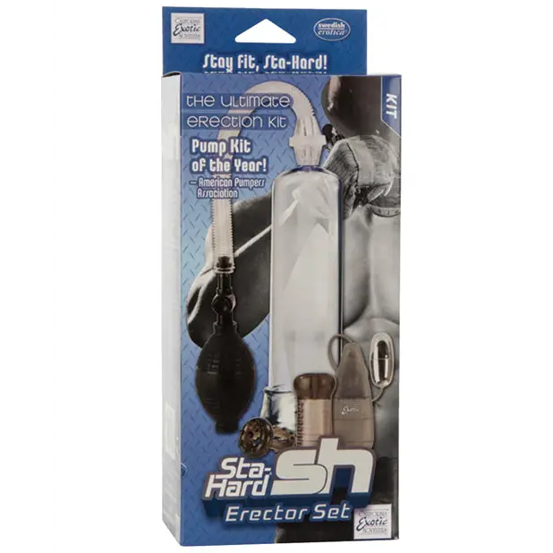 Optimum Series Sta-Hard Erector Set - Clear - Penis Enhancement