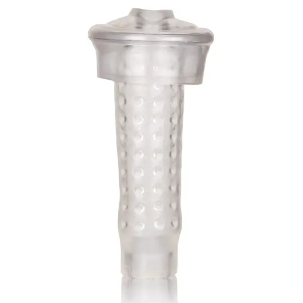 Optimum Series Stroker Pump Sleeve - Pussy Clear - Penis Enhancement