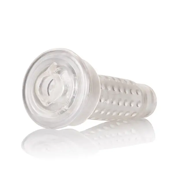Optimum Series Stroker Pump Sleeve - Pussy Clear - Penis Enhancement