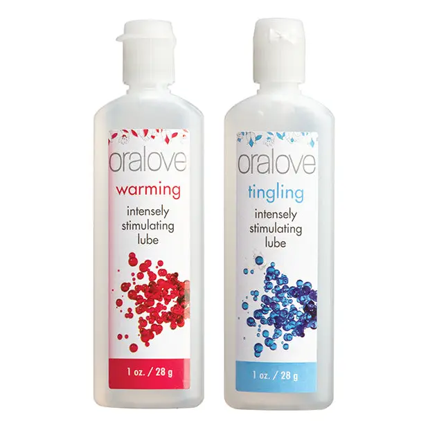 Oralove Delicious Duo Flavored Lube - Warming & Tingling - Lubricants