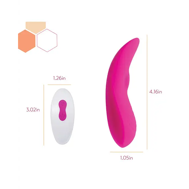 Orgazmic Wearable Clit Panty Vibrator - Pink - Stimulators