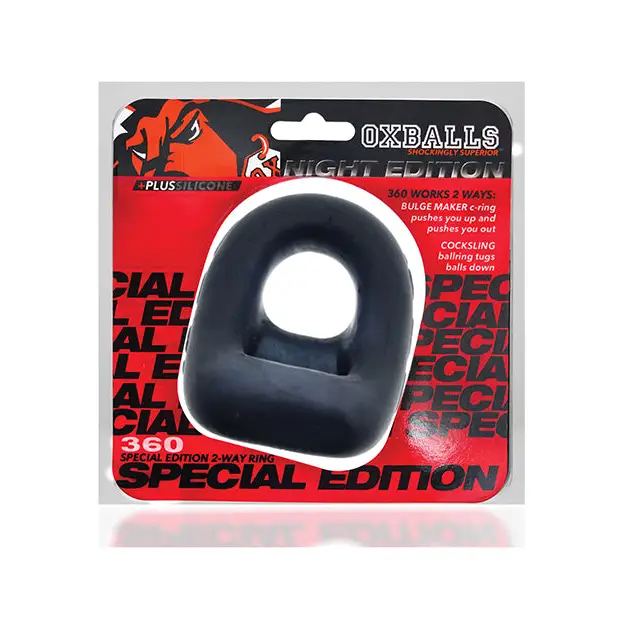 Oxballs 360 Cock Ring & Ballsling Special Edition - Night - Gay & Lesbian Products