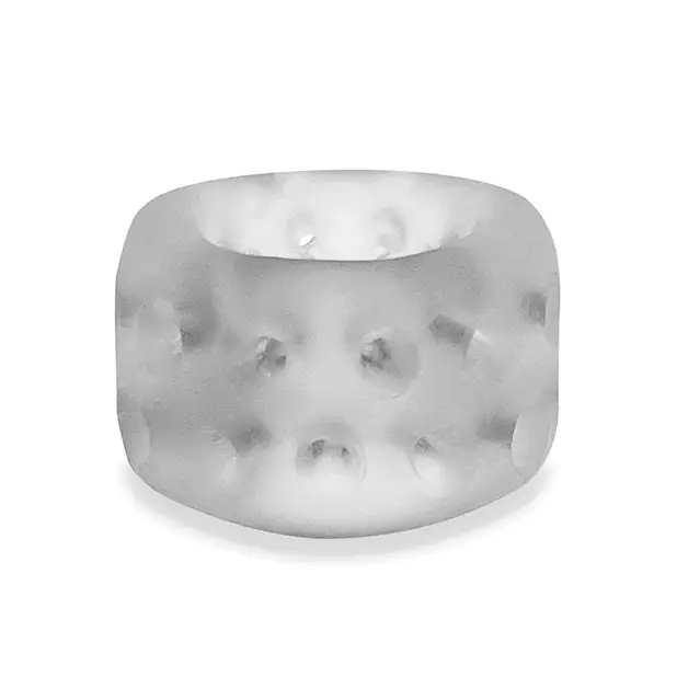 Oxballs Airballs Air-Lite Ballstretcher - Clear Ice - Gay & Lesbian Products