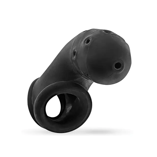 Oxballs Airlock Air-Lite Vented Chastity - Black Ice - Bondage Blindfolds & Restraints