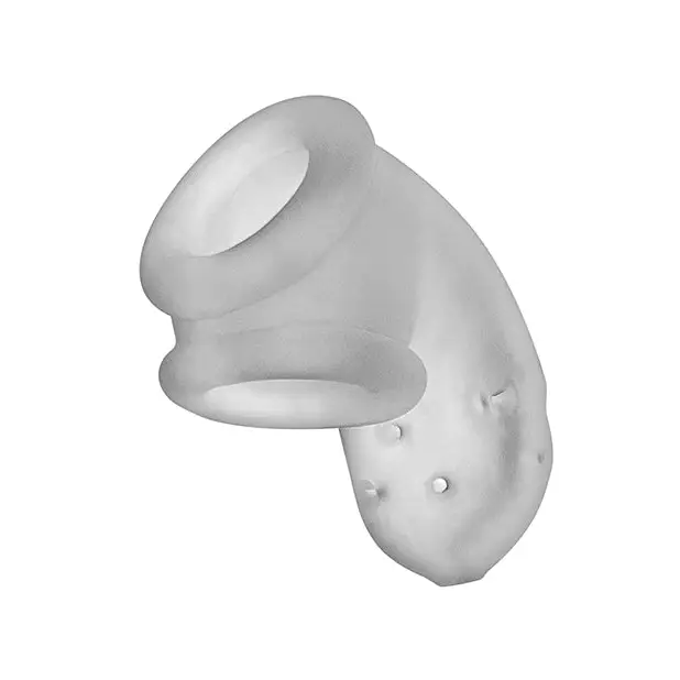 Oxballs Airlock Air-Lite Vented Chastity - Clear Ice - Bondage Blindfolds & Restraints