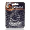 Oxballs Atomic Jock 6-Pack Shaped Cockring - Clear - Gay & Lesbian Products