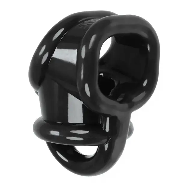 Oxballs Ballsling Ball Split Sling - Black - Gay & Lesbian Products