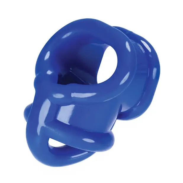 Oxballs Ballsling Ball Split Sling - Police Blue - Gay & Lesbian Products
