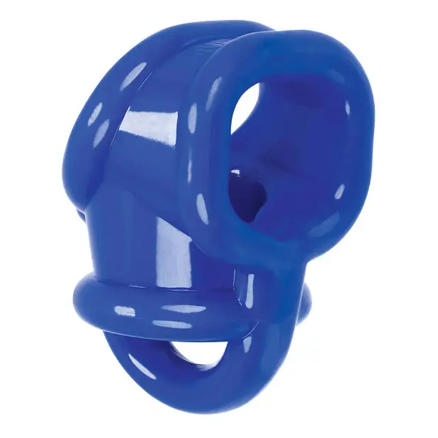 Oxballs Ballsling Ball Split Sling - Police Blue - Gay & Lesbian Products