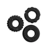 Oxballs Bonemaker 3 Pack Cockring Kit - Black - Gay & Lesbian Products