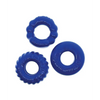 Oxballs Bonemaker 3 Pack Cockring Kit - Pool blue - Gay & Lesbian Products