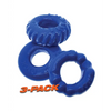 Oxballs Bonemaker 3 Pack Cockring Kit - Pool blue - Gay & Lesbian Products