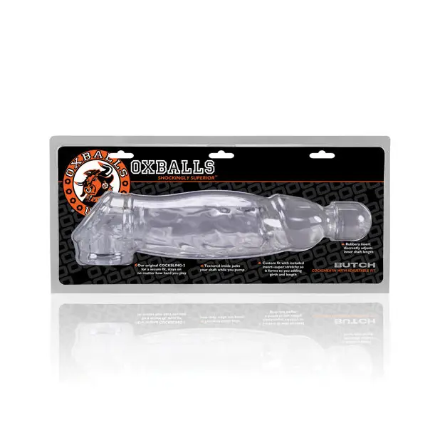 Oxballs Butch Cocksheath - Clear - Gay & Lesbian Products
