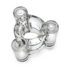 Oxballs Buzz Squeeze Ballstretcher Vibe - Clear - Gay & Lesbian Products