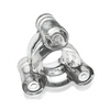 Oxballs Buzz Squeeze Ballstretcher Vibe - Clear - Gay & Lesbian Products