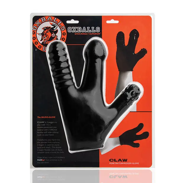 Oxballs Claw Glove - Black - Massage Products