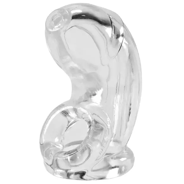 Oxballs Cock Lock Cock Cage - Clear - Bondage Blindfolds & Restraints