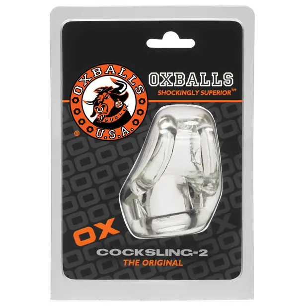 Oxballs Cocksling 2 - Clear - Gay & Lesbian Products