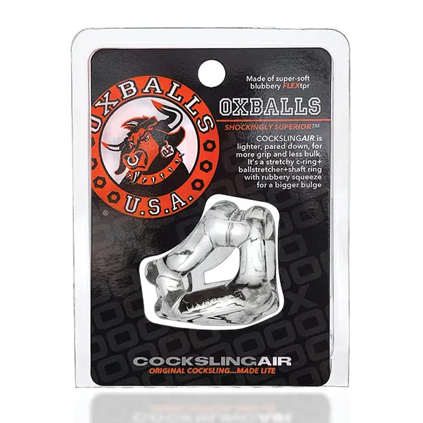 Oxballs Cocksling Air - Clear - Gay & Lesbian Products