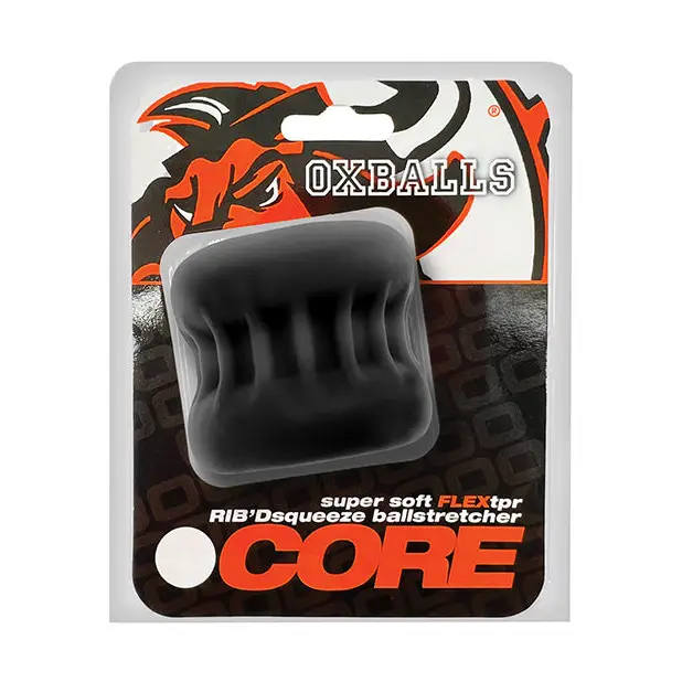 Oxballs Core Grip Squeeze Ball Stretcher - Black Ice - Penis Enhancement