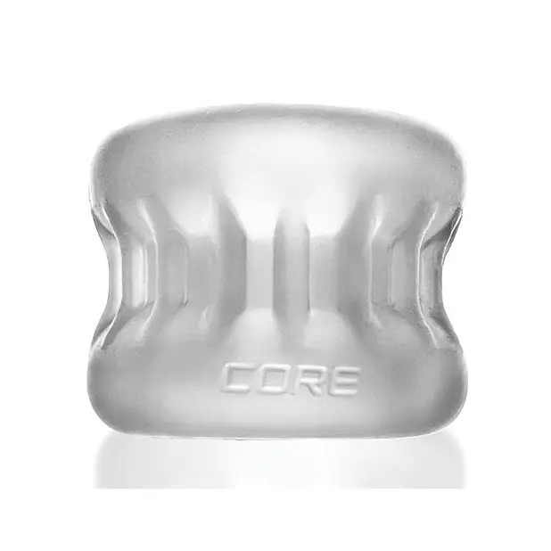 Oxballs Core Grip Squeeze Ball Stretcher - Clear Ice - Penis Enhancement