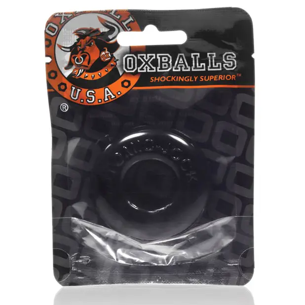 Oxballs DO-NUT-2 Cock Ring - Black - Gay & Lesbian Products