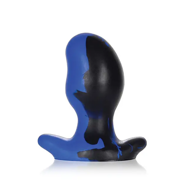 Oxballs Ergo Buttplug Large - Police Swirl - Gay & Lesbian Products