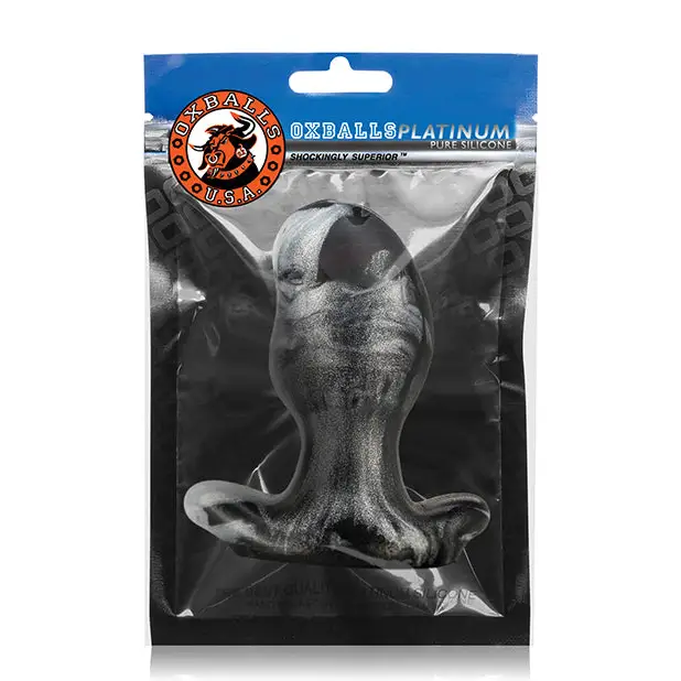 Oxballs Ergo Buttplug Medium - Platinum Swirl - Gay & Lesbian Products