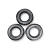 Oxballs Fat Willy 3 Pack Jumbo Cock Rings - Steel - Gay & Lesbian Products