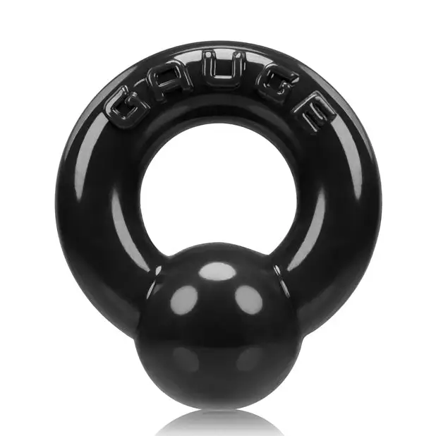 Oxballs Gauge Cockring - Black - Gay & Lesbian Products
