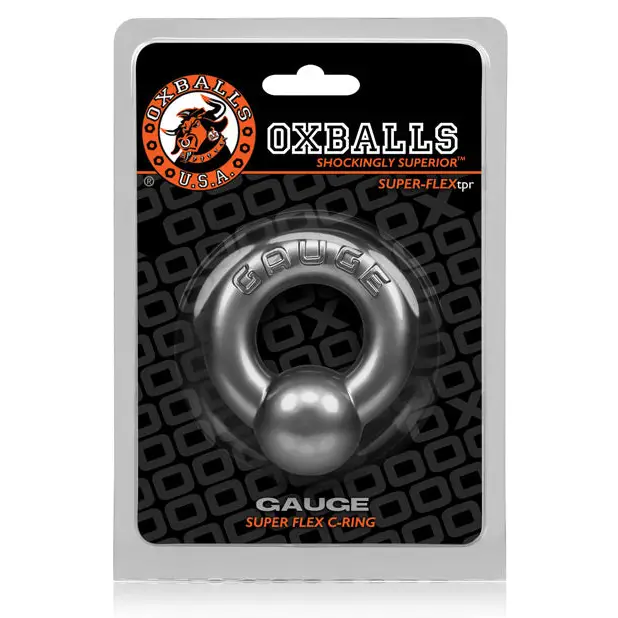 Oxballs Gauge Cockring - Steel - Gay & Lesbian Products