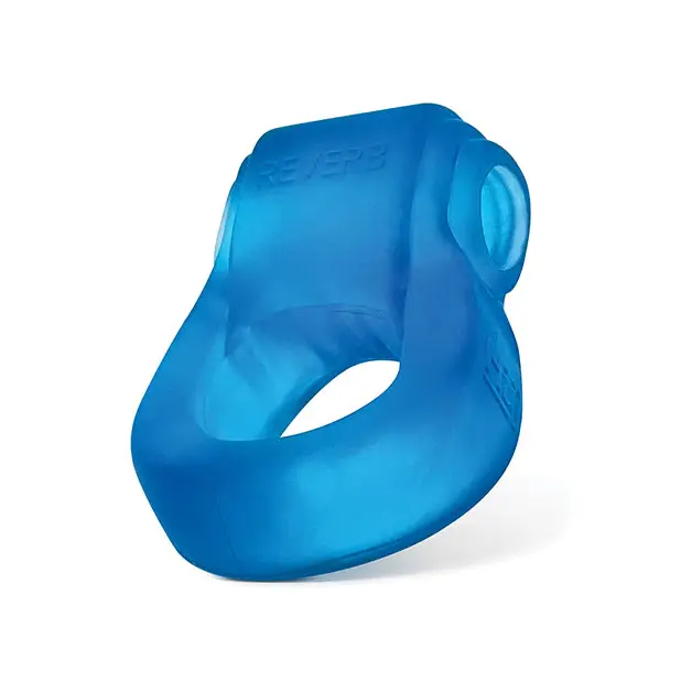 Oxballs Glowdick Cockring w/LED - Blue Ice - Gay & Lesbian Products