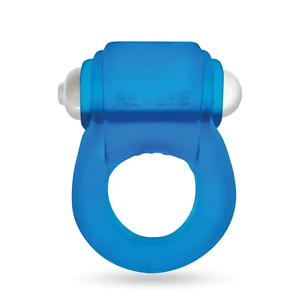 Oxballs Glowdick Cockring w/LED - Blue Ice - Gay & Lesbian Products