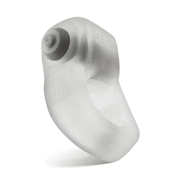 Oxballs Glowdick Cockring w/LED - Clear Ice - Gay & Lesbian Products