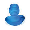 Oxballs Glowhole 2 Hollow Buttplug w/LED Insert Large - Blue Morph - Gay & Lesbian Products