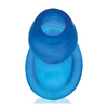 Oxballs Glowhole 2 Hollow Buttplug w/LED Insert Large - Blue Morph - Gay & Lesbian Products