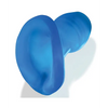 Oxballs Glowhole 2 Hollow Buttplug w/LED Insert Large - Blue Morph - Gay & Lesbian Products