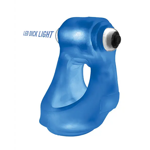 Oxballs Glowsling Cock Sling - LED Blue Ice - Gay & Lesbian Products