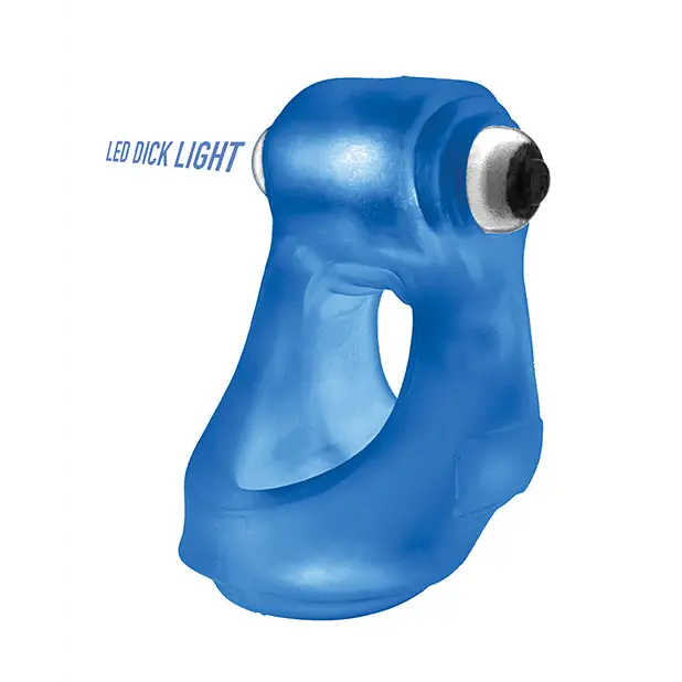Oxballs Glowsling Cock Sling - LED Blue Ice - Gay & Lesbian Products