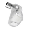 Oxballs Glowsling Cock Sling - LED Clear Ice - Gay & Lesbian Products
