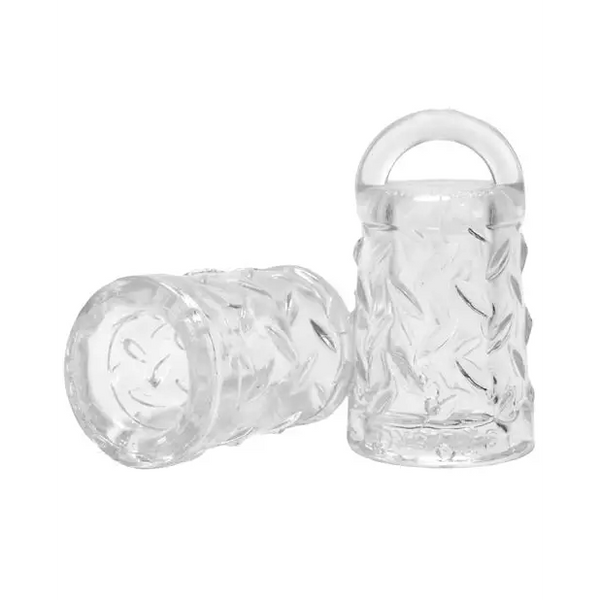 Oxballs Gripper Nipple Suckers - Clear - Gay & Lesbian Products