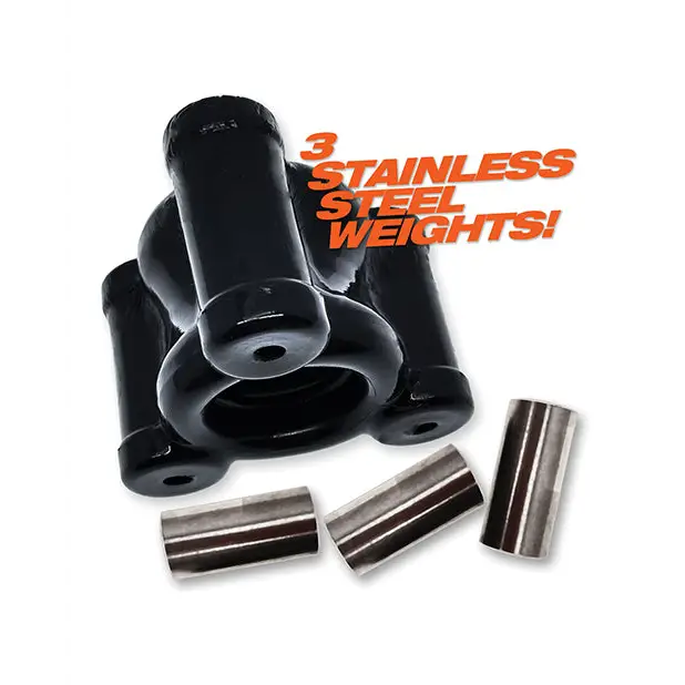 Oxballs Heavy Squeeze Ballstretcher - Black - Gay & Lesbian Products