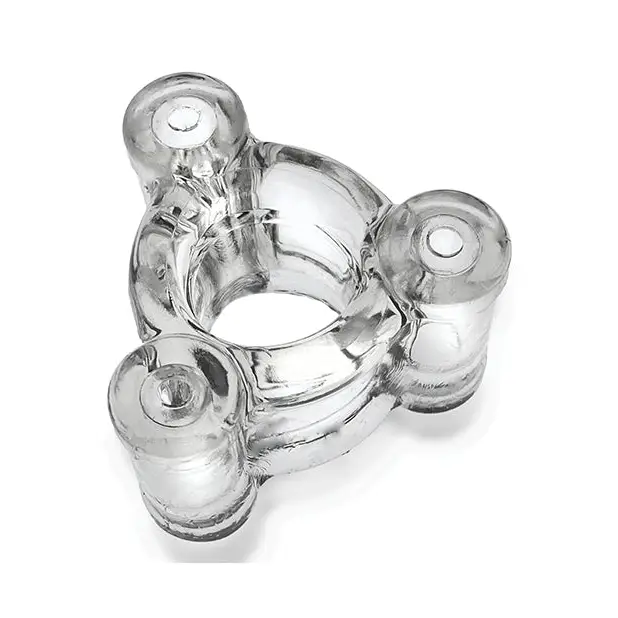 Oxballs Heavy Squeeze Ballstretcher - Clear - Gay & Lesbian Products