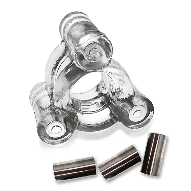 Oxballs Heavy Squeeze Ballstretcher - Clear - Gay & Lesbian Products